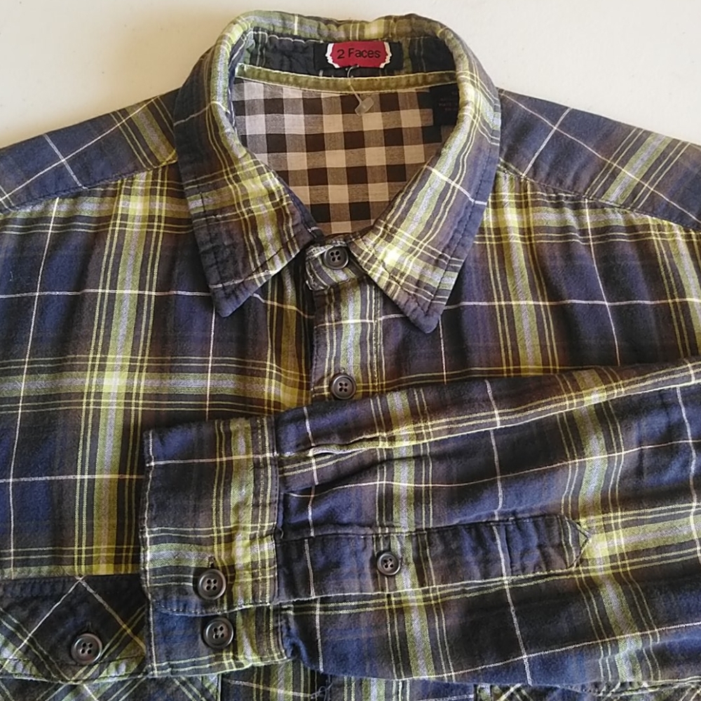 Vintage 2 Faces flannel shirt